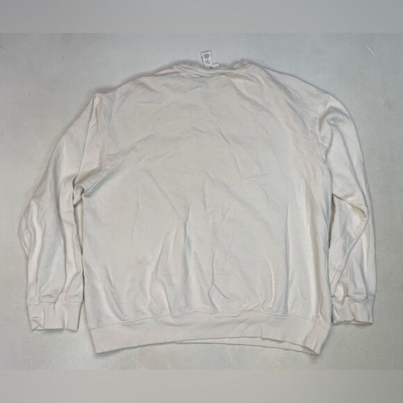 H&M Smiley Graphic Crewneck Swweatshirt Women Large - Picture 3 of 5